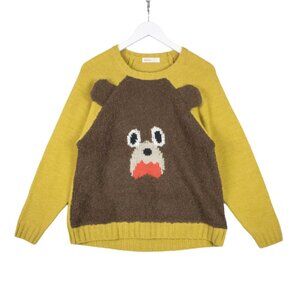 Ne-net Bear Knit Sweater / Medium